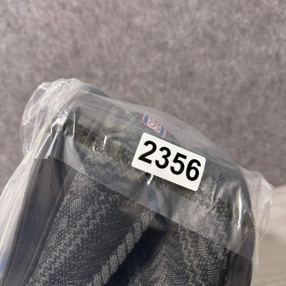 Skechers BOBS Womens Sz 10 Black Gray Patterned‎ Slip On Flat Shoes SN 33602 BLK